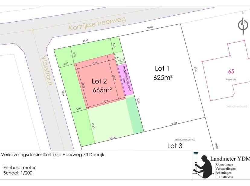Terrain à vendre
                    à 8540 Deerlijk